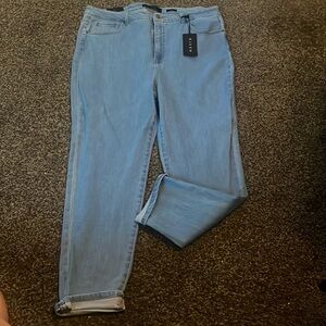 NWT Risen High Rise Skinny Light Colored Denim Jeans Size 3XL